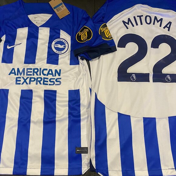 BRIGHTON HOVE ALBION KAORU MITOMA Men's JERSEY Sz M,L,XL,2X by Nike  New w tags - Picture 1 of 6